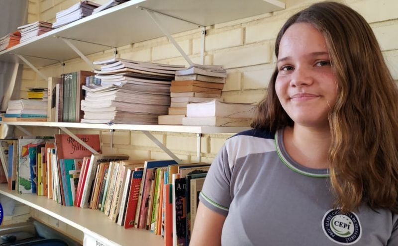 Bianca Scherer da Silva foi uma uma das alunas pré-selecionadas para Olimpíada Internacional de Astronomia
