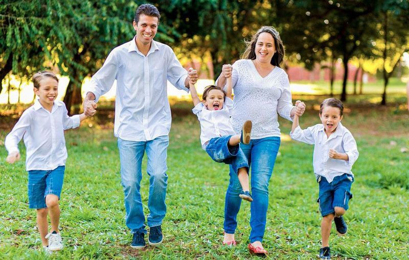 Isaac, Wesley, Samuel, Ludmila e Daniel (Foto: Arquivo pessoal)