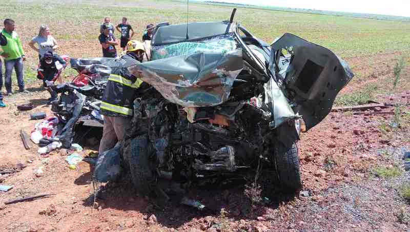 O acidente aconteceu na GO-436, perto de Cristalina (GO) | Foto: divulgação